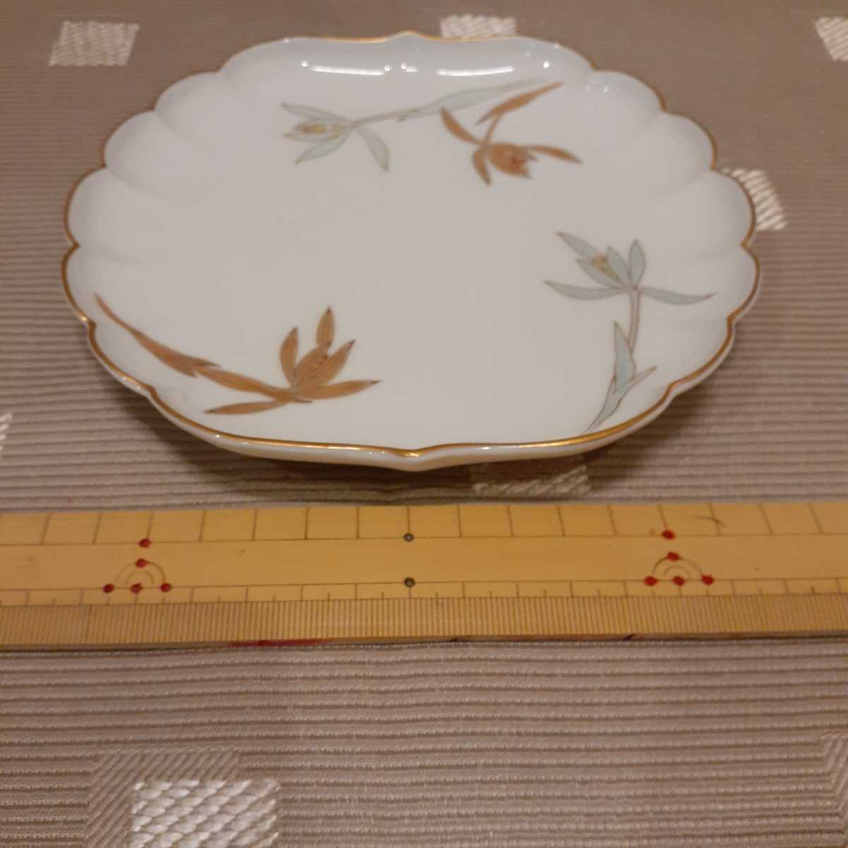 深川製磁 皿 4枚 約15.7cm×14.8cm×2.3cm_画像6