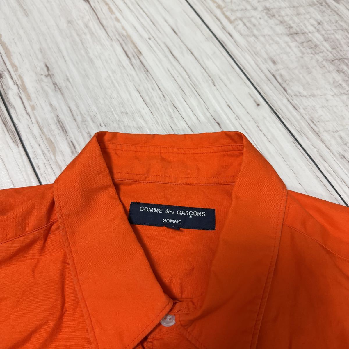 COMME des GARCONS HOMME Comme des Garcons Homme AD2005 line shirt S size orange 