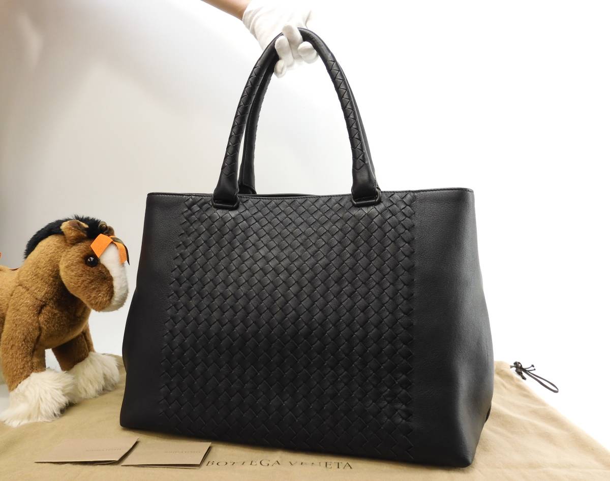 BOTTEGA VERNETA ボッテガ イントレチャート トートバッグ-