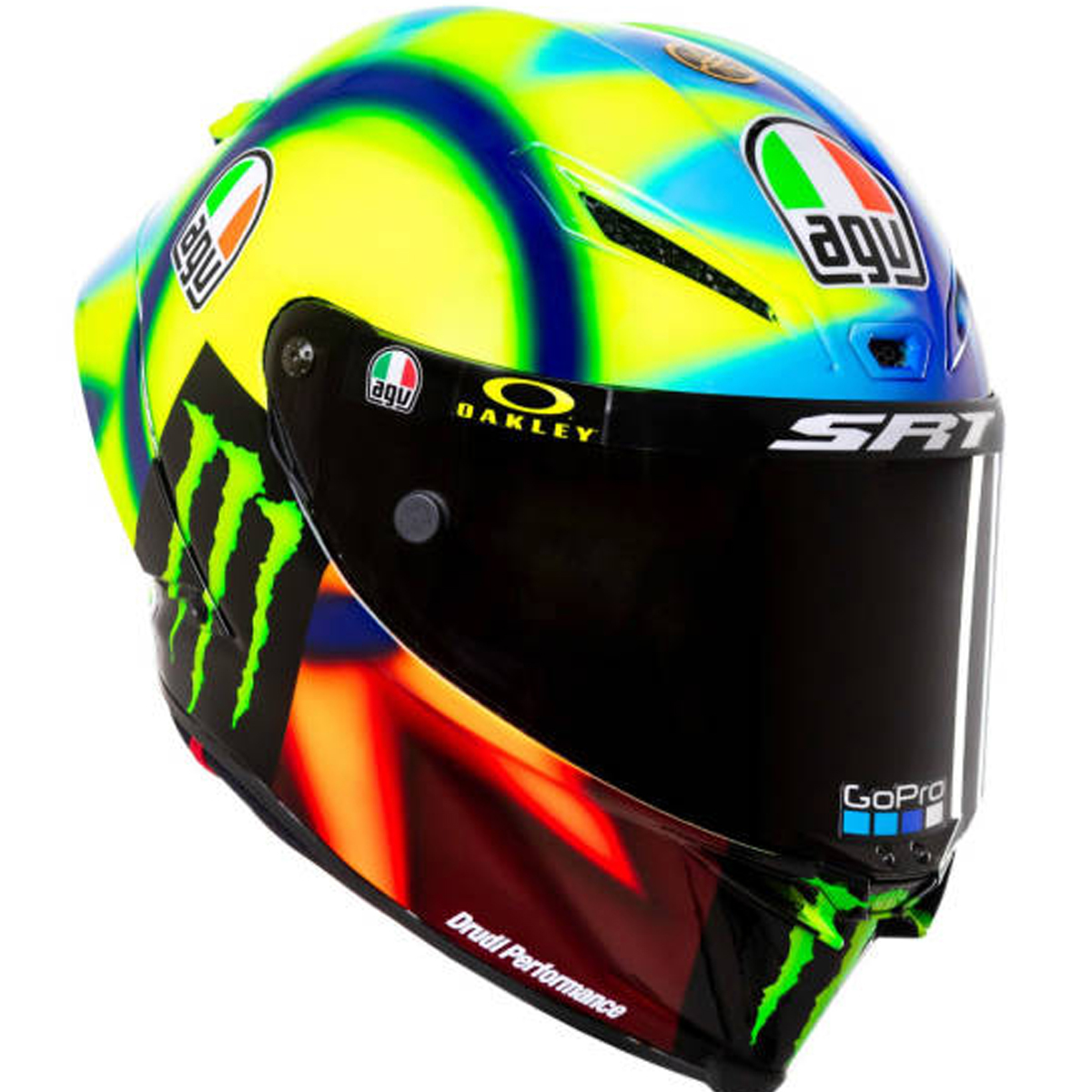 6月新入荷 NEWタイプ 2021年 ペトロナス SRT AGV Pista GP-R Pista GP Corsa 蛍光イエローマーク付 ロッシタイプ バイザーステッカー Rossi_画像5