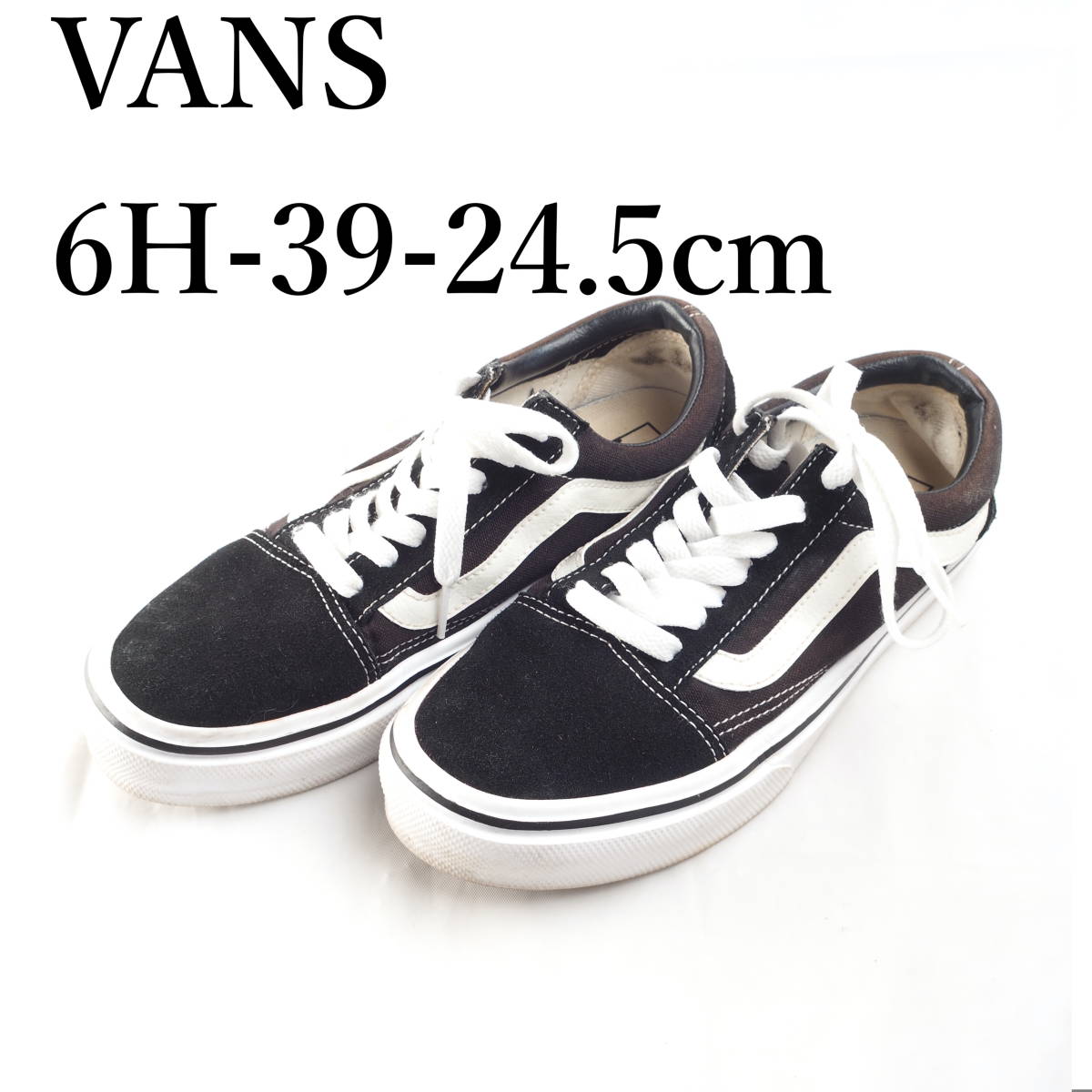 LK7085*VANS*バンズ*メンズスニーカー*6H-39-24.5cm*黒_画像1