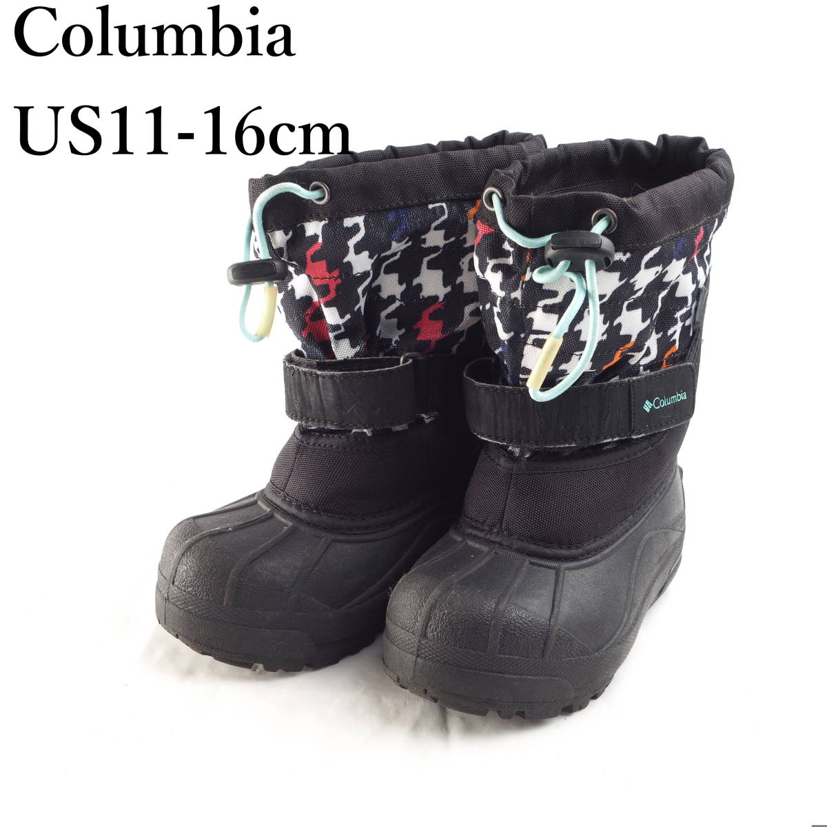 EB2876*Columbia*コロンビア*キッズスノーブーツ*11-16cm*黒_画像1