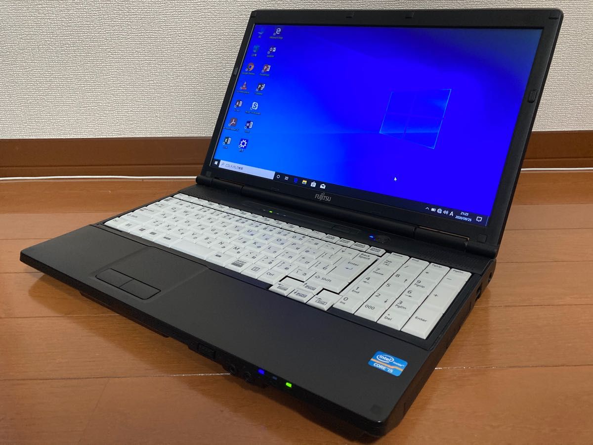 【バッテリー新品】A561 富士通 Windows10 PC SSD:480GB メモリー:8GB