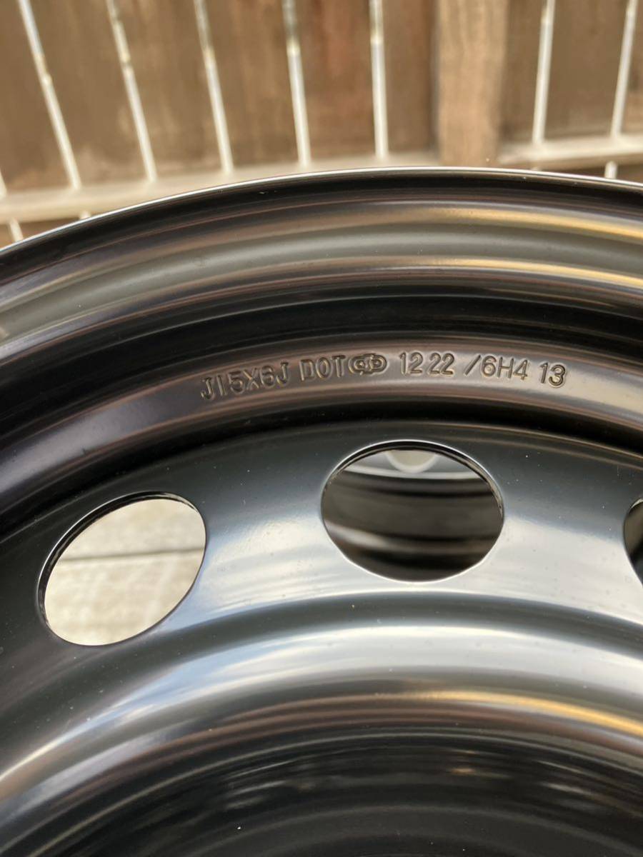 新車外し トヨタ純正 スチール ホイール 鉄チン 4本セット15インチ 新車外し トヨタ純正 スチール ホイール 鉄チン 4本セット15インチ