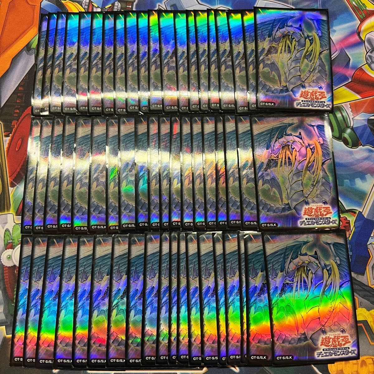 日本最大のブランド 遊戯王 究極宝玉神レインボー・ドラゴン スリーブ