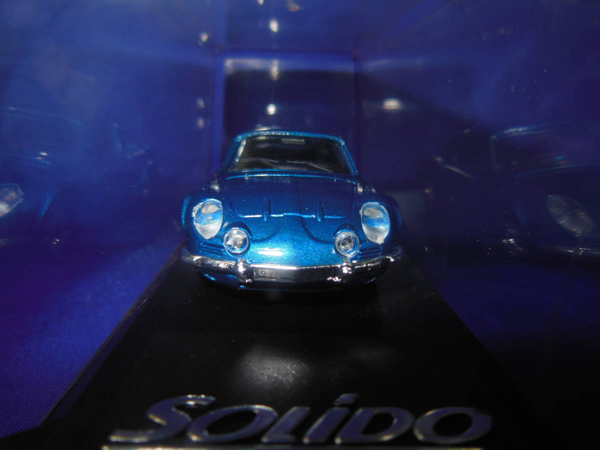 1/43　入手困難　SOLIDO　ルノー　アルピーヌ　A110　青　RENAULT　ALPINE　A110　フランス製　MADE IN FRANCE_画像4