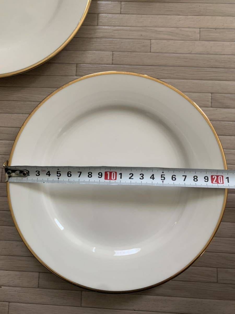 Noritake 金縁皿 約21cm 3枚セット ノリタケ アンティーク ビンテージ