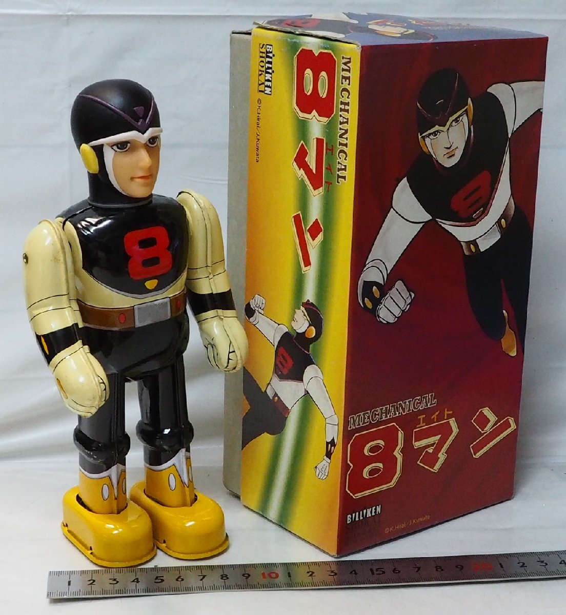 BILIKEN MECHANICAL 8マン フィギュア ブリキ玩具 Yahoo!オークション - ビリケン商会【エイトマン 8マン