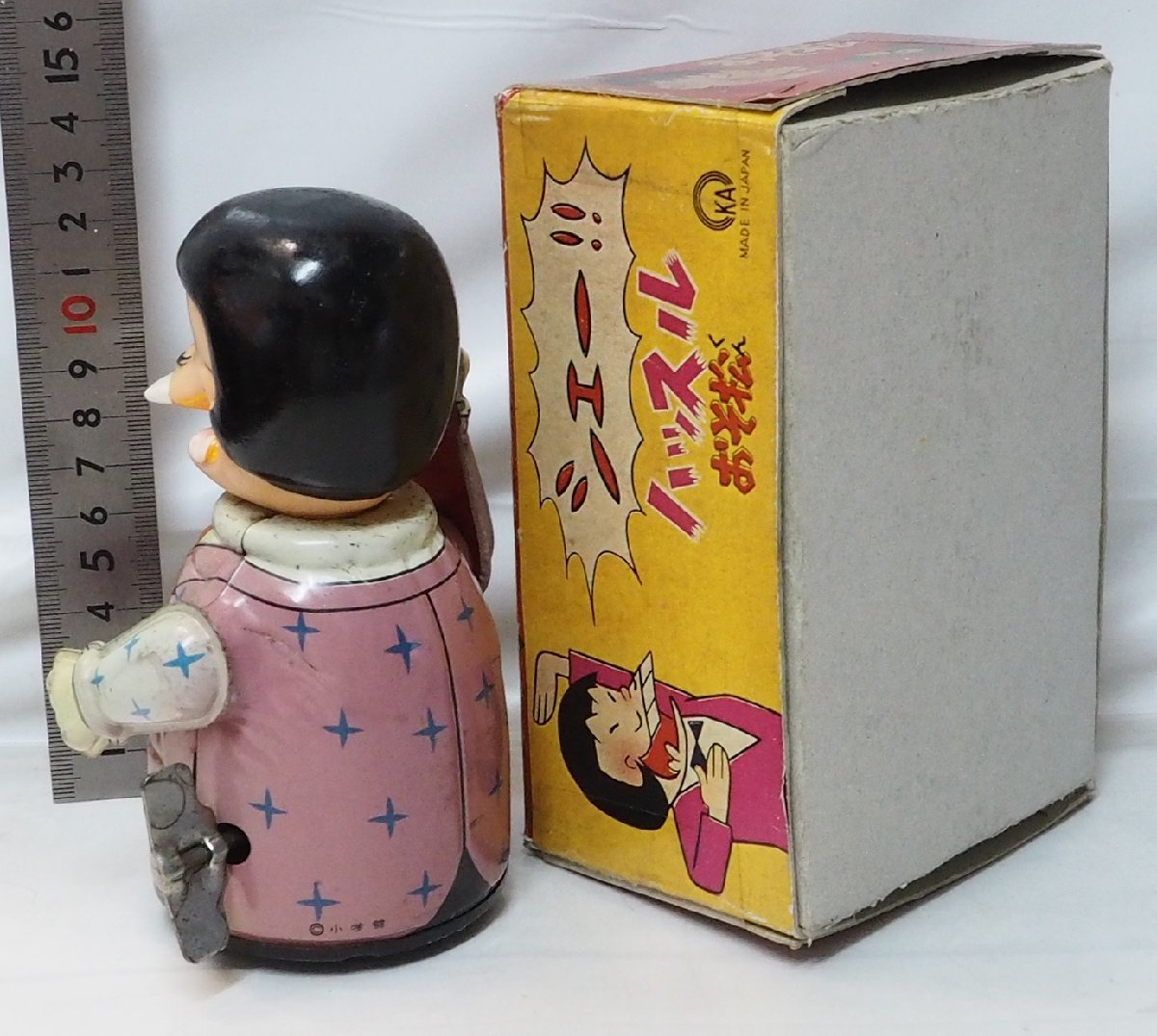 KA[ hustle?? .. сосна kun iyami] подлинная вещь zen мой пробег жестяная пластина игрушка TIN TOY Showa Retro манга аниме красный . не 2 Хара Shonen Sunday [ коробка. копирование ]0501