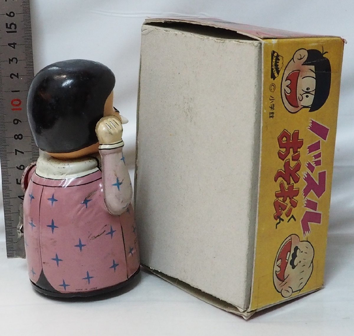 KA[ hustle?? .. сосна kun iyami] подлинная вещь zen мой пробег жестяная пластина игрушка TIN TOY Showa Retro манга аниме красный . не 2 Хара Shonen Sunday [ коробка. копирование ]0501