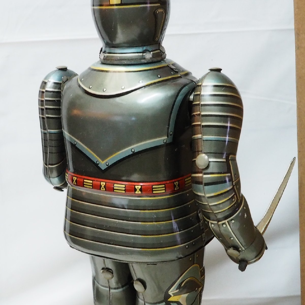 増田屋【Knight in Armour TARGET GAME ナイト イン アーマー ターゲット ゲーム】当時物ブリキTIN TOYマスダヤMODERN TOYS【箱付】0505の画像8