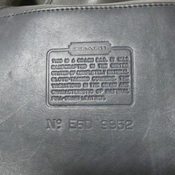 COACH オールドコーチ ショルダーバッグ 巾着 ダークネイビー 9952