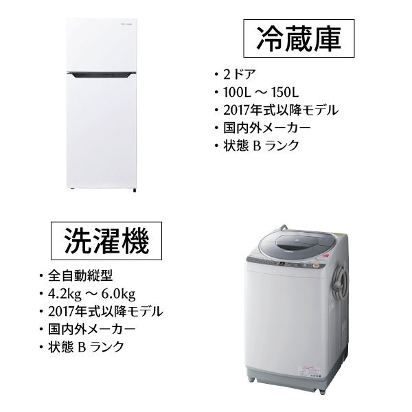 全日本送料無料 【長野県限定】新生活応援 中古家電 2点セット 冷蔵庫