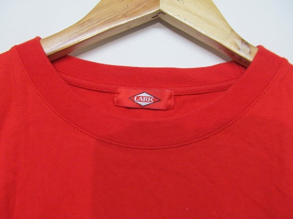 LARK ラーク 半袖 Tシャツ サーフィン F 赤 b16268_画像3