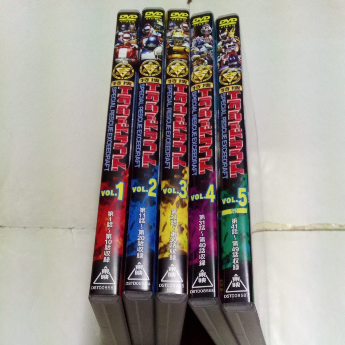 DVD Tokusou Exceedraft все 5 шт выступление *. круг .., река .mamoru,... тканый,. внутри . др. Rescue Police серии metal герой 