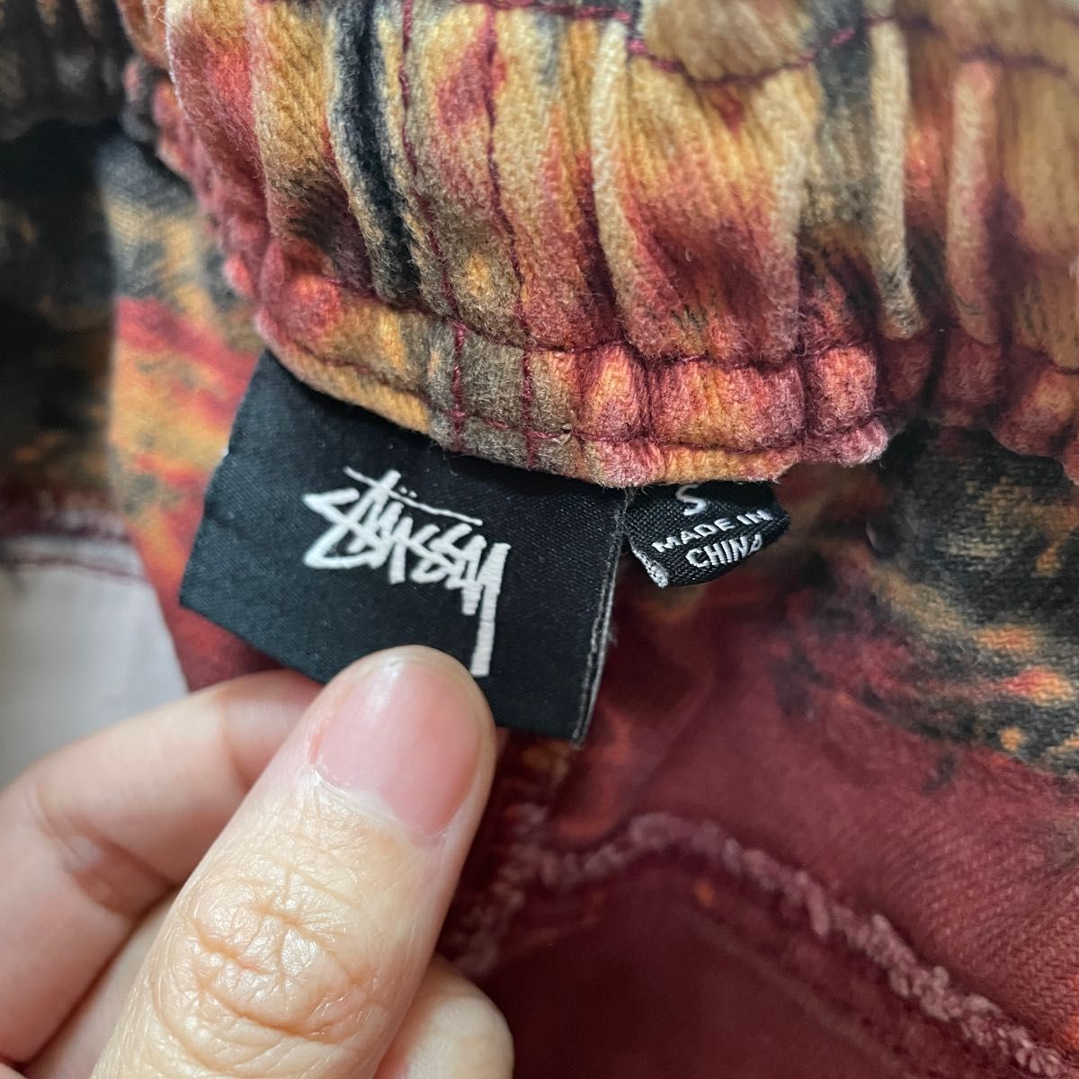 STUSSY 20SS RIP DYE BEACH PANT タイダイ　Sサイズ