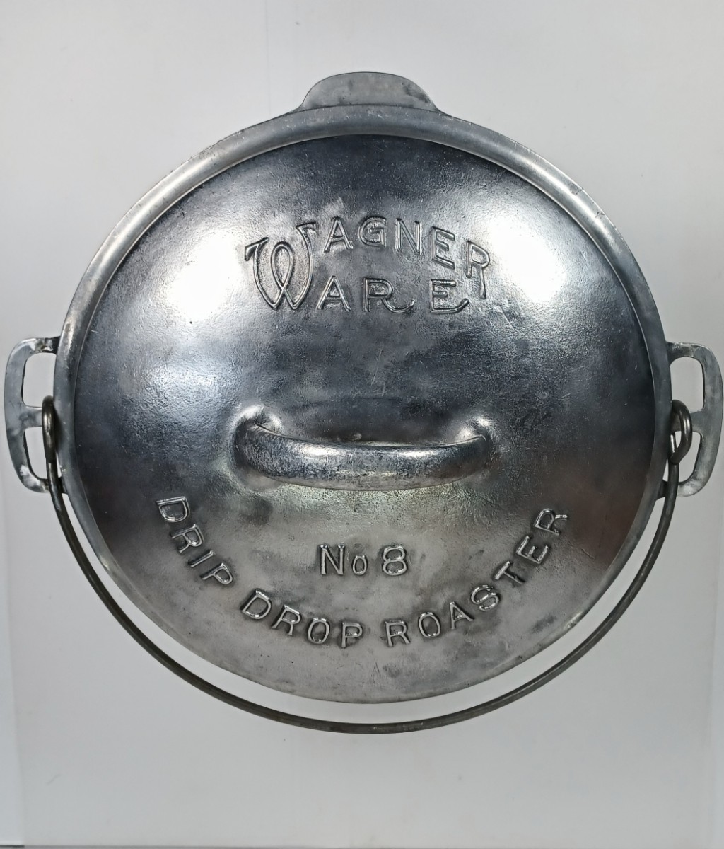 美品　Wagner Ware Drip Drop Roaster #8 ワーグナーウェア ダッチオーブン　アルミ