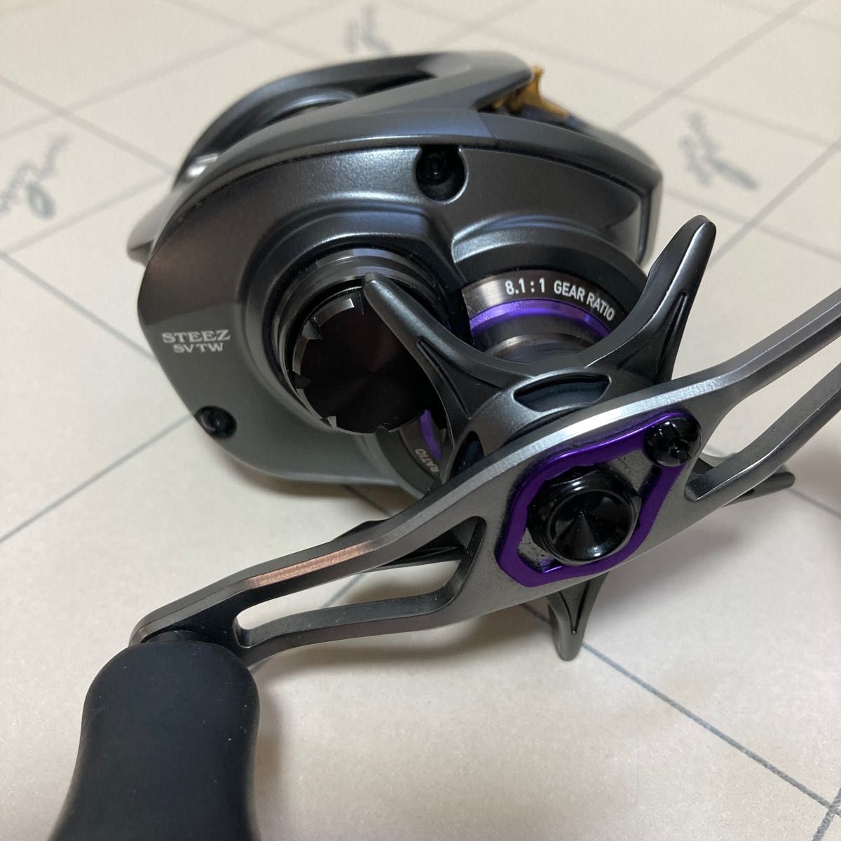 ダイワ/16スティーズ SV TW 1012SV-XH 右巻き ギヤ比8.1 自重160g (1016スプール に交換済)