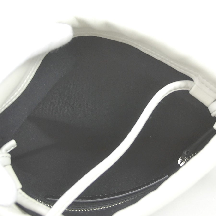 vajikVASIC diagonal .. shoulder bag Wells mini mini leather light gray h29145f
