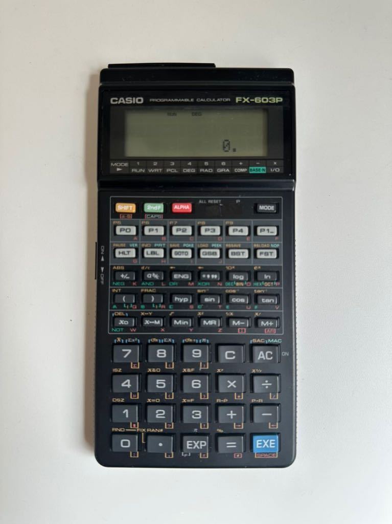 通販値段 - CASIO 関数電卓 FX-603P プログラム関数電卓 - 取扱No.1