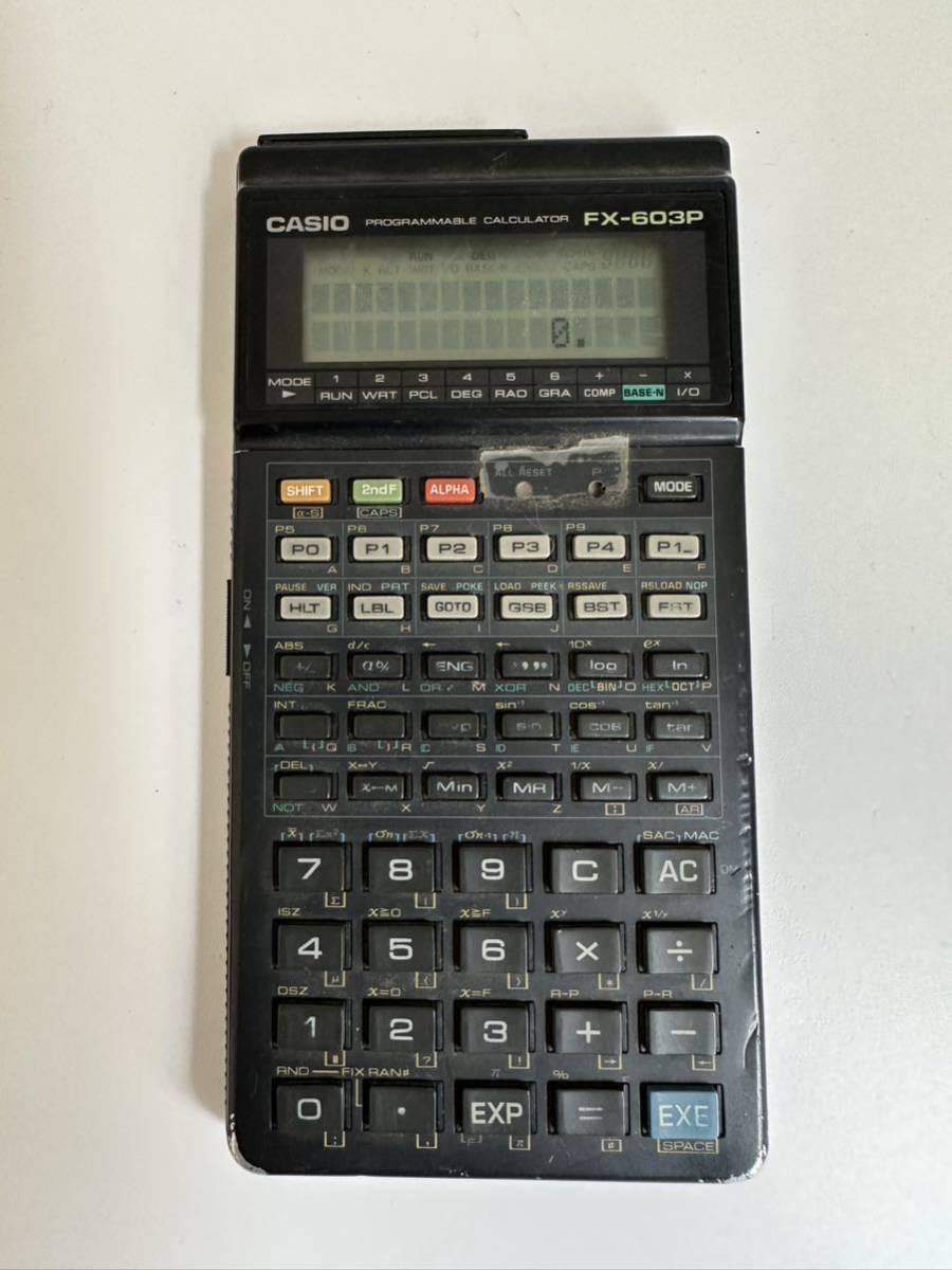 カシオFX-603P関数電卓 即利用くん603D ヤマヨ測量プログラム動作OK-