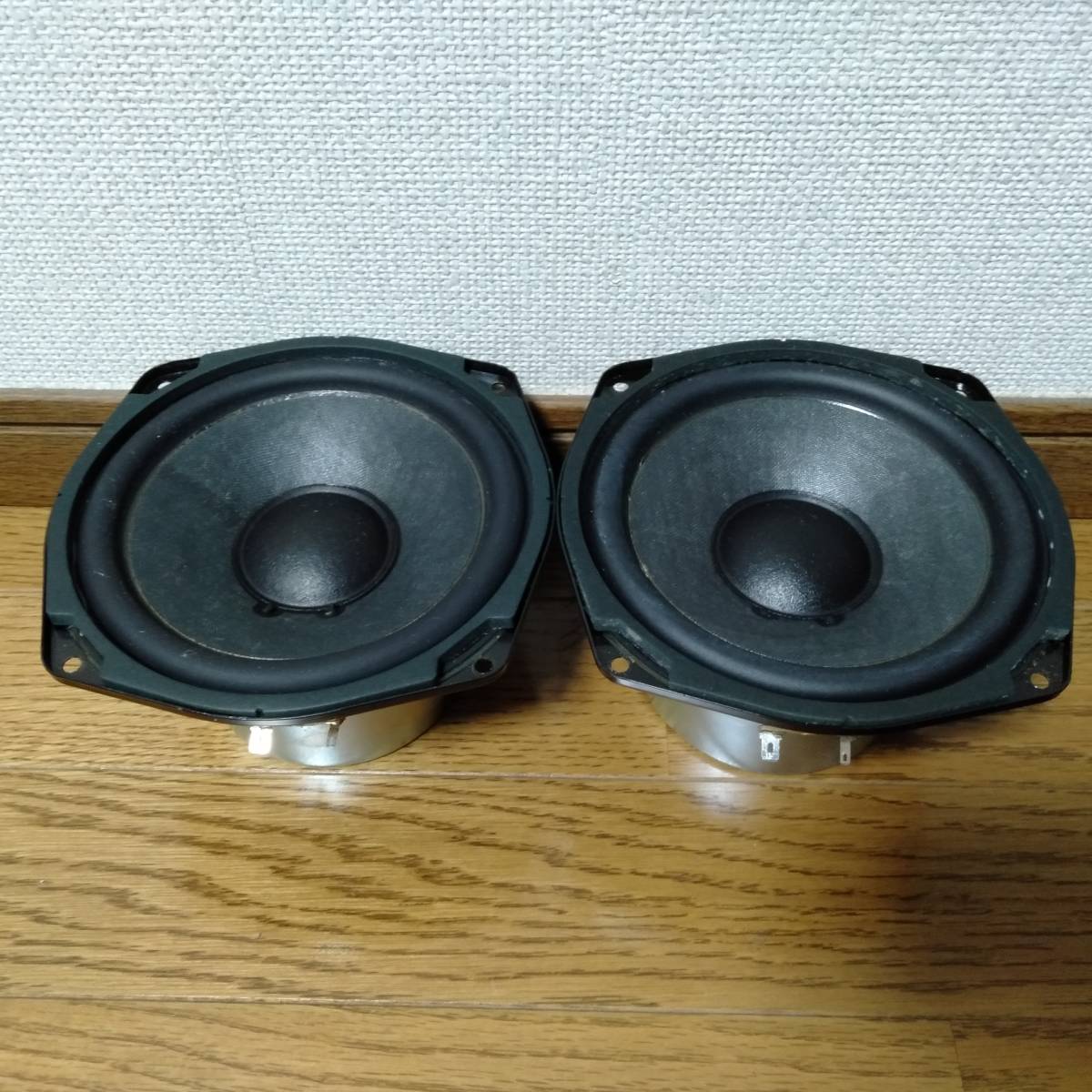 ONKYO OMF スピーカー 14cm ウーハー ユニット W16146K 12Ω 20W ステレオ左右2個セット 自作 フルレンジでも_画像1