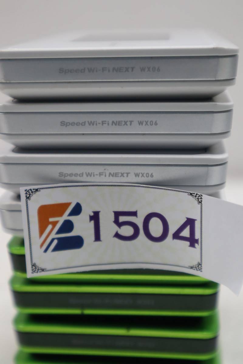 E1504(2) & L UQ Speed Wi-Fi NEXT WX06 (NAD36) モバイルルーター 本体のみ 10個セットの画像6