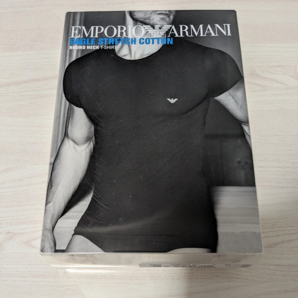 EMPORIO ARMANI エンポリオアルマーニ クルーネック 半袖 Tシャツ メンズ CC725 111275 ホワイト XL