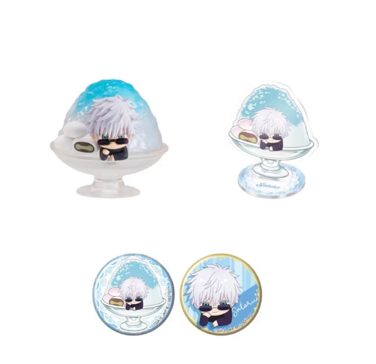 呪術廻戦 ぷにとっぷパフェのるアソート フィギュア アクリルスタン缶