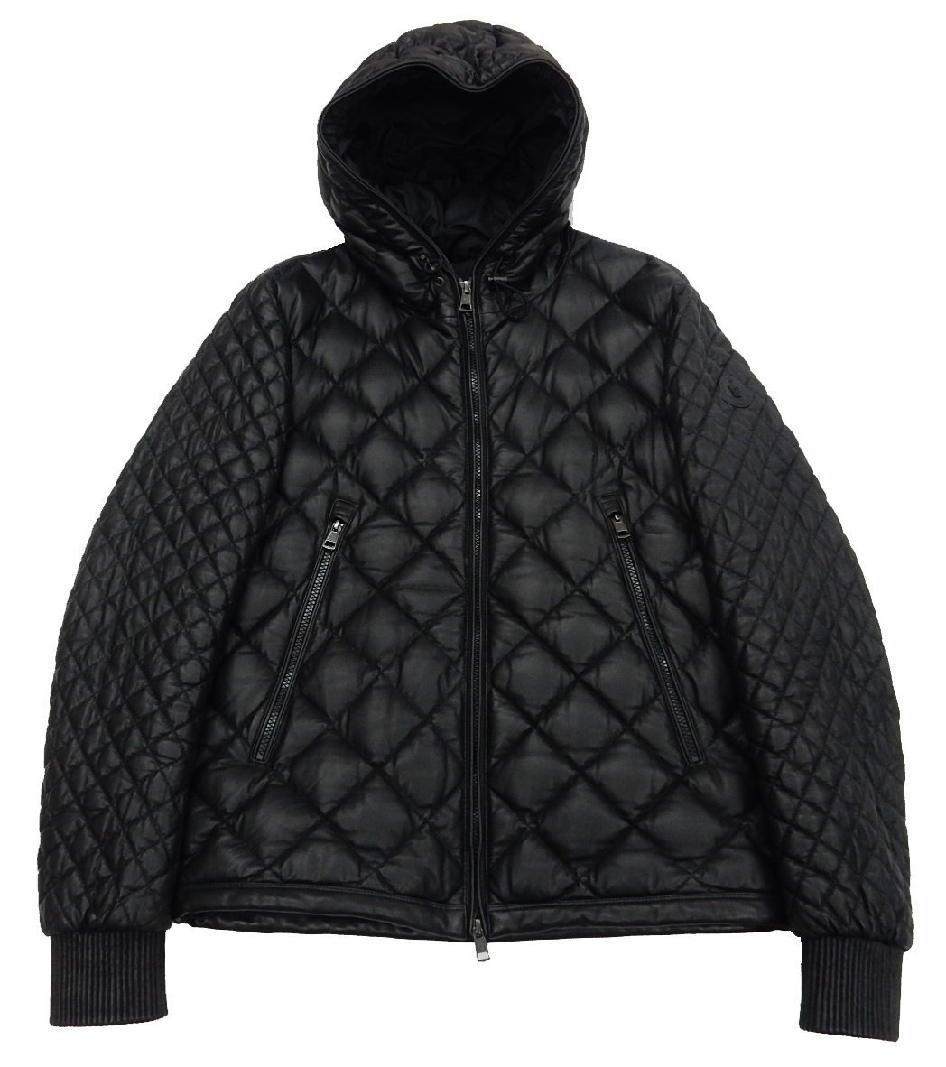 定48万【美品】MONCLER モンクレール GIMBERT GIUBBOTT ブラックロゴ