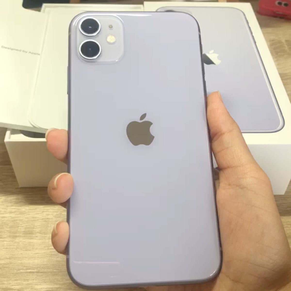iPhone11 パープル 86% 美品-