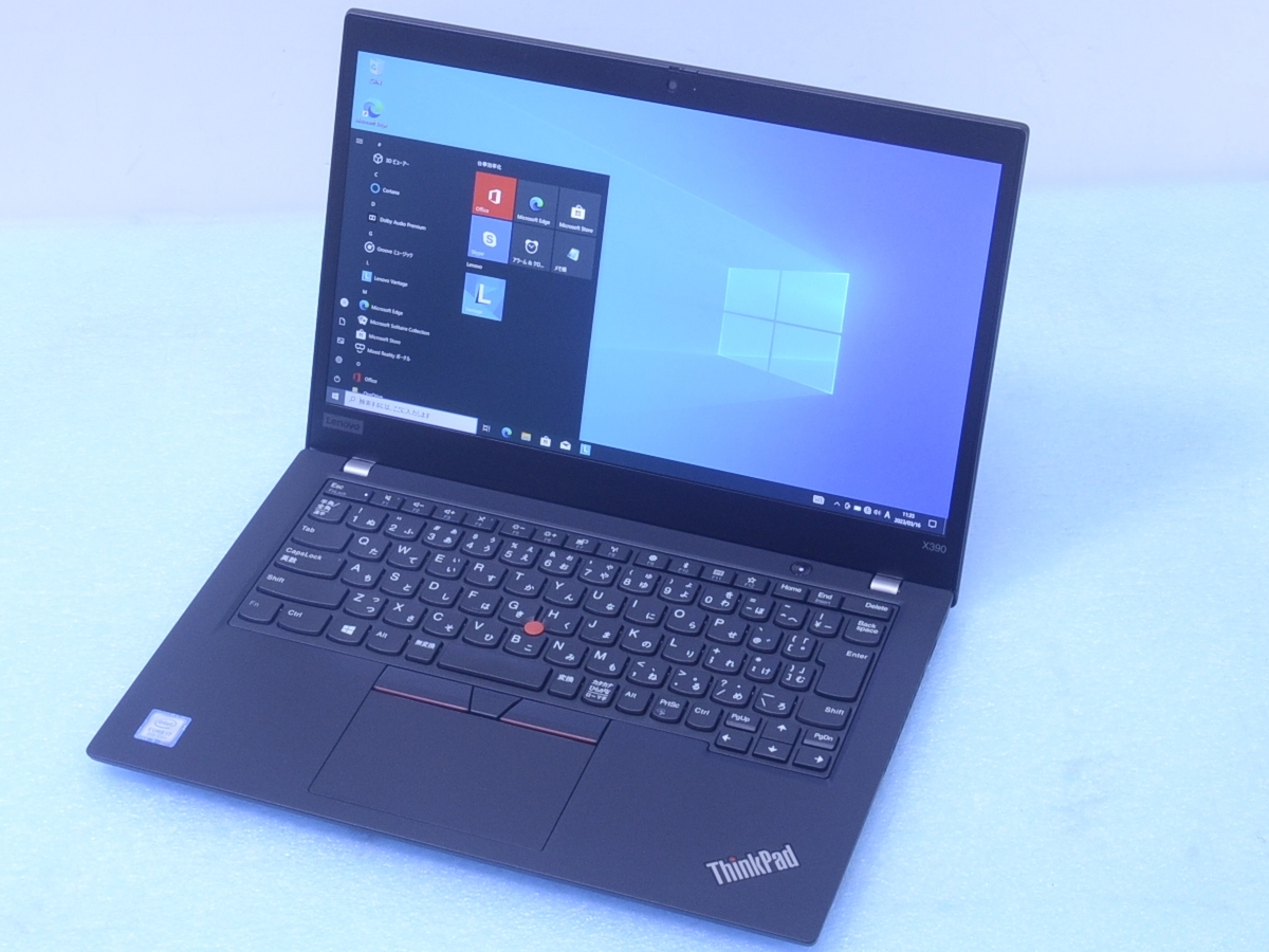 ThinkPad X390 16GB SSD512GB Core i7-8565U IPS FHD カメラ 13インチ