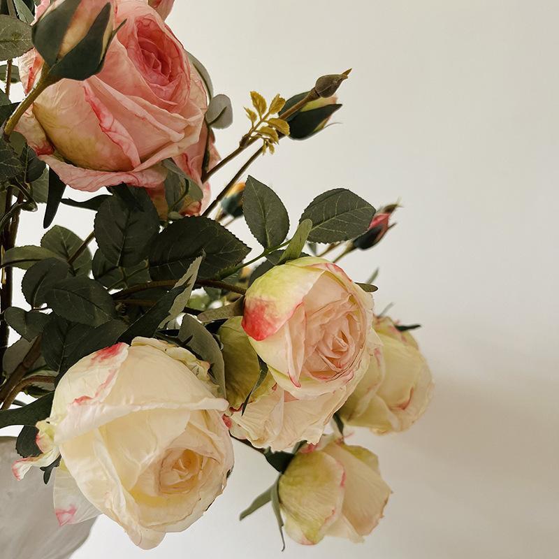 SALE／75%OFF】 アートフラワー リアル バラ 造花 薔薇 インテリア 花飾り アンティーク 白
