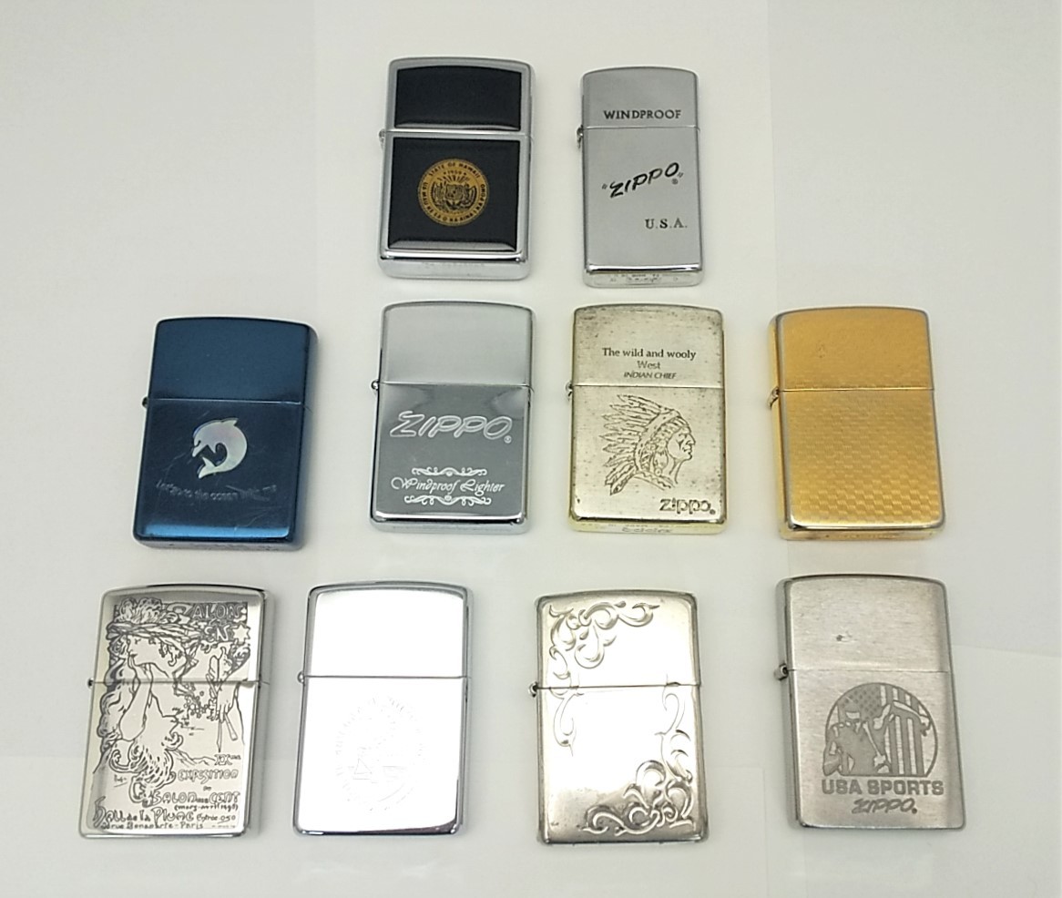 Yahoo!オークション - オイルライター zippo おまとめ 10本 (1) /