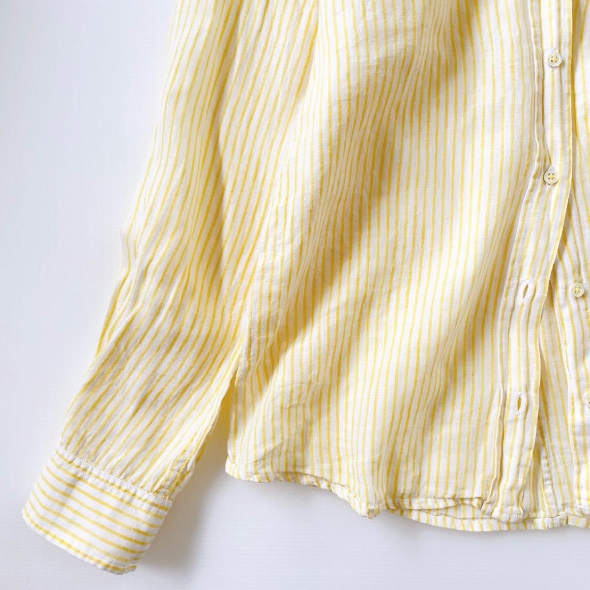 Spick&Span スピック&スパン シャツ ブラウス 麻100% リネン100 Spick&Span スピック&スパン シャツ ブラウス 麻100% リネン100