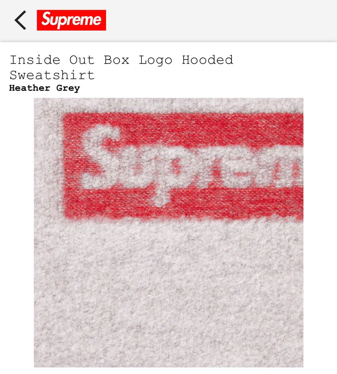 ポイント2倍 supreme inside Out Box Logo Hooded Mサイズ | www
