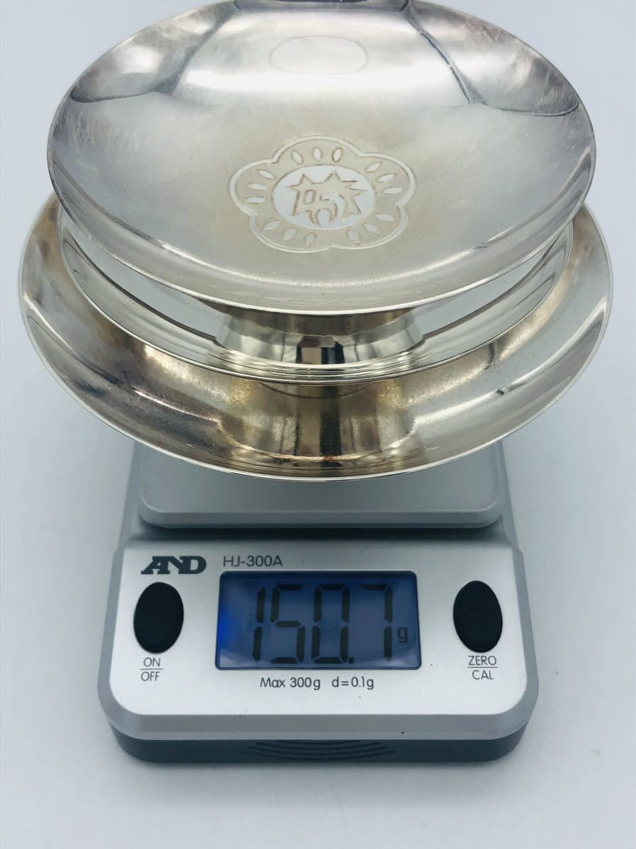 銀杯 純銀 SILVER 総重量 335.7g 5点セット 勤続記念 箱無し　中古品_画像8