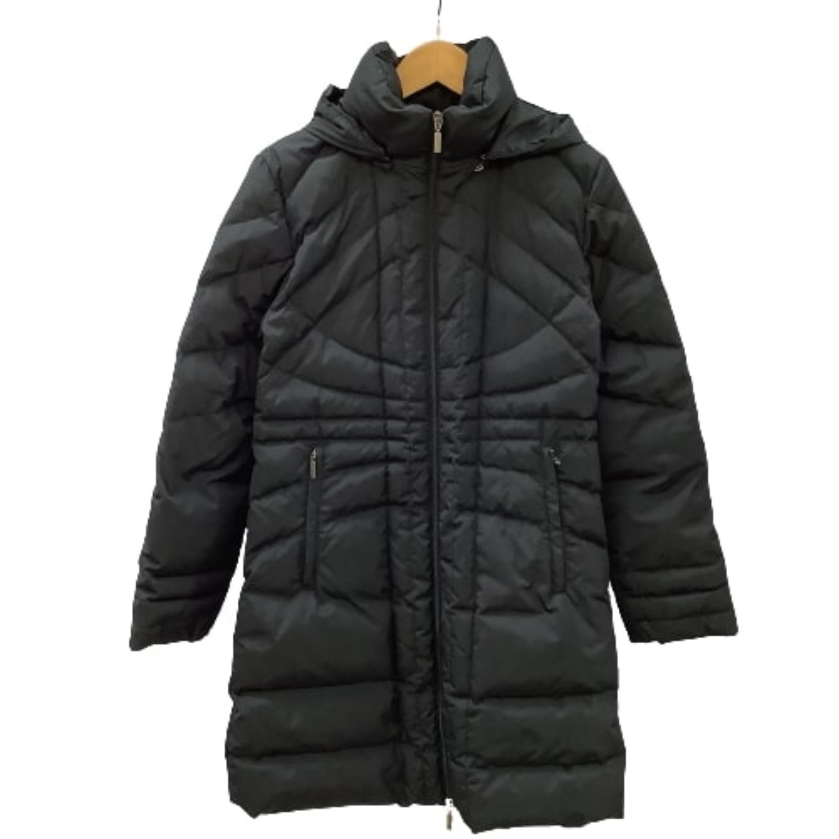 ♪♪ MONCLER モンクレール レディース ダウンコート SIZE 0 ブラック やや傷や汚れあり