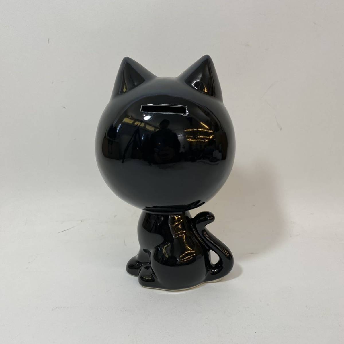 内藤ルネ RUNE 貯金箱 黒猫 クロ ネコ 猫 昭和 レトロ 陶器 ねこ 内藤ルネ RUNE 貯金箱 黒猫 クロ ネコ 猫 昭和 レトロ 陶器 ねこ