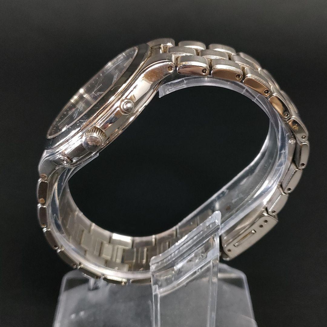 美品【稼働品】SEIKO セイコードルチェ 7B22 ソーラー ブラック メンズ