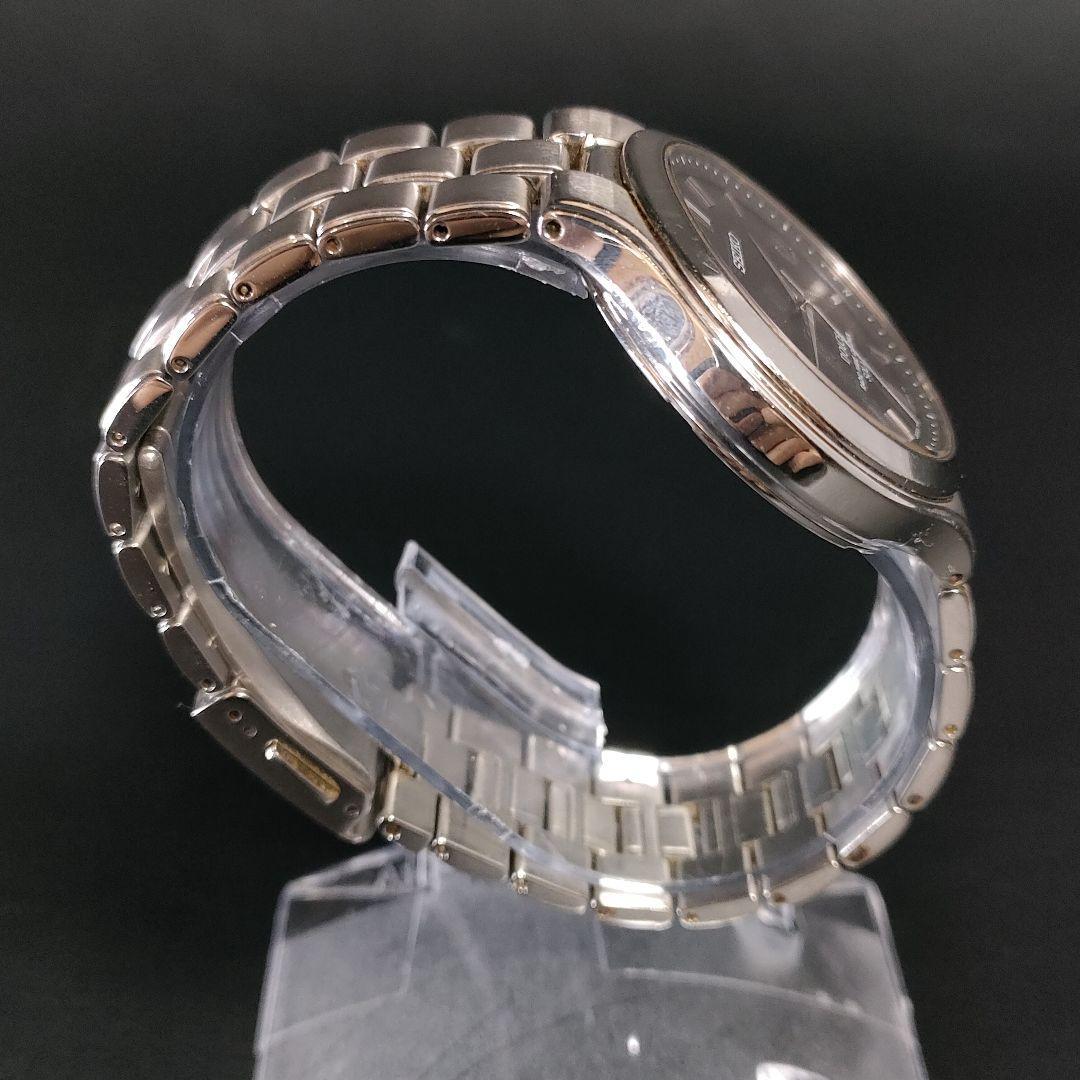 美品【稼働品】SEIKO セイコードルチェ 7B22 ソーラー ブラック メンズ