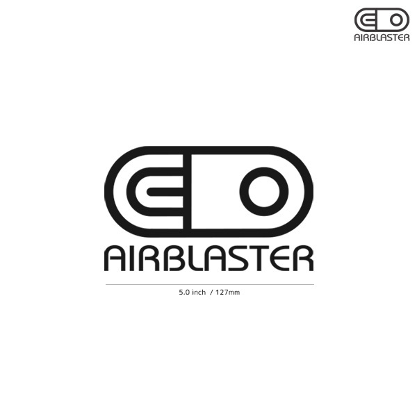 【AIRBLASTER】エアブラスター★03★ダイカットステッカー★切抜きステッカー★5.0インチ★12.7cm_画像1