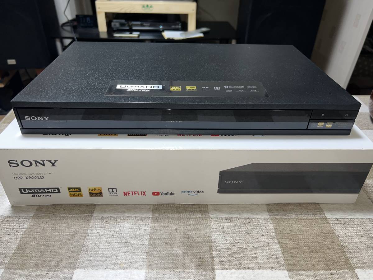 ソニー 4KUHD/BD/DVD/SACDプレーヤー UBP-X800M2 元箱及び付属品完備 2021年製