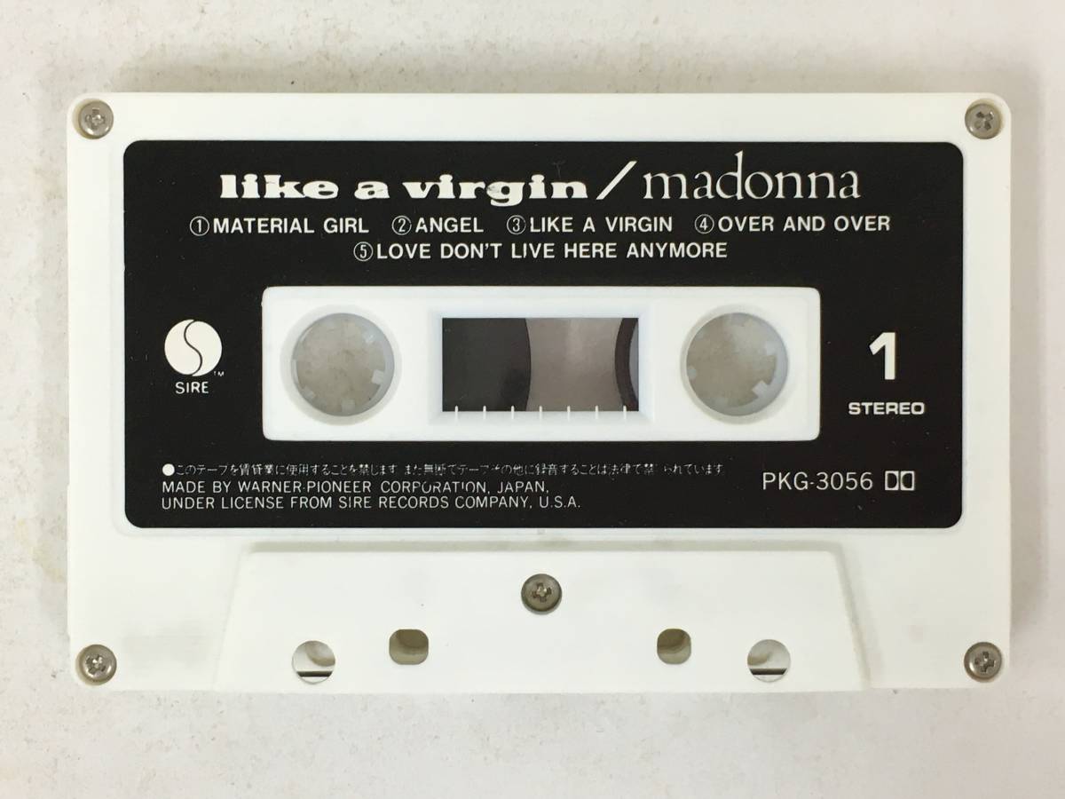 ■□Q470 MADONNA マドンナ LIKE A VIRGIN ライク・ア・ヴァージン カセットテープ□■の画像6