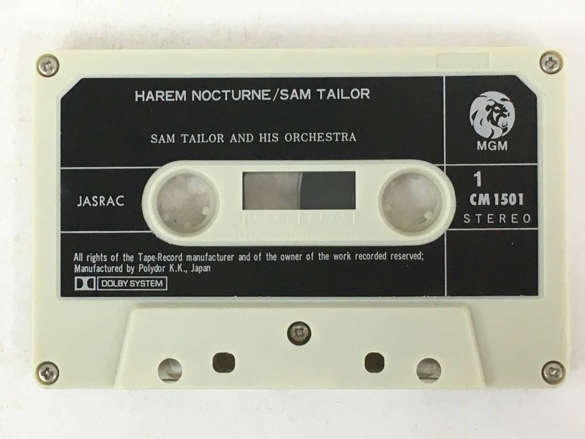 #*Q475 SAM TAYLOR Sam * Taylor HAREM NOCTURNE Harley m*nok Turn cassette tape *#