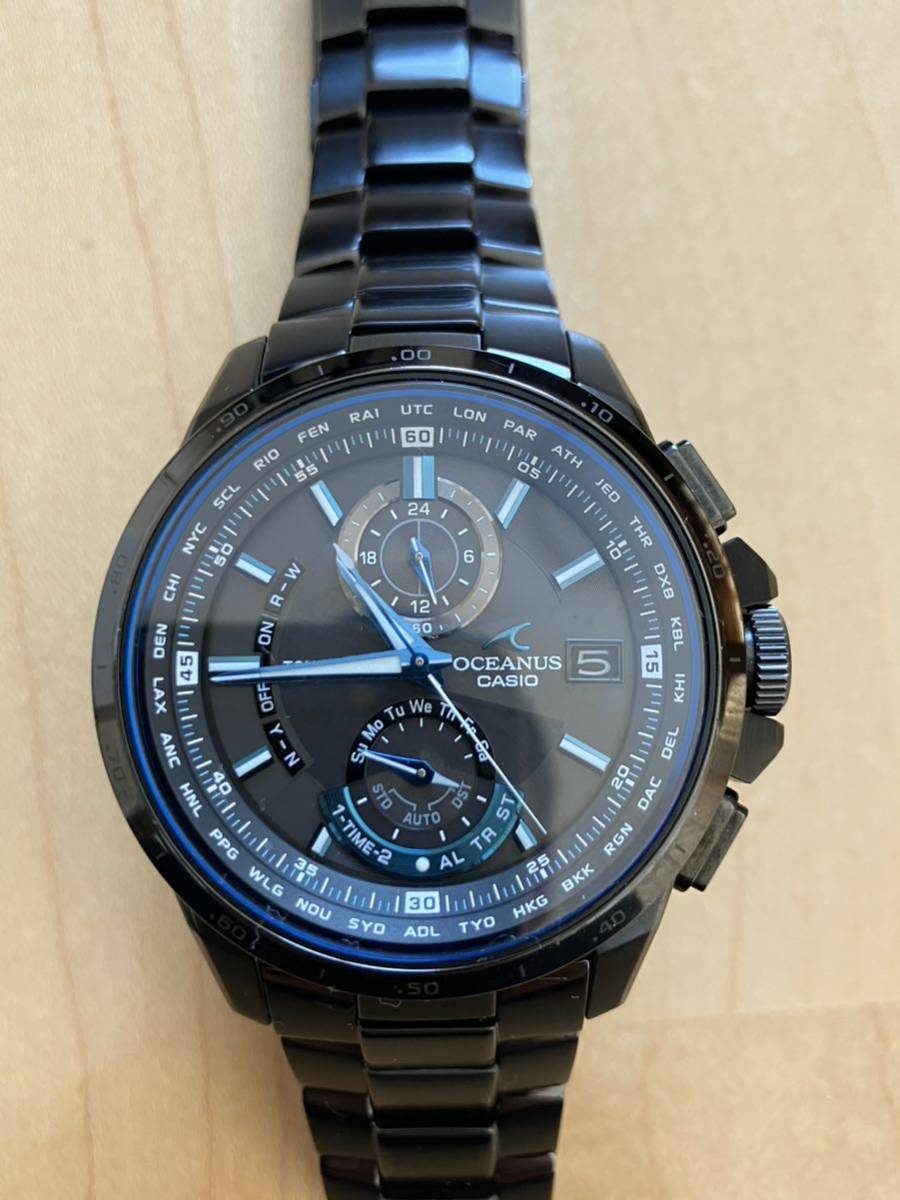 セール大人気 カシオ オシアナス OCEANUS OCW-T1000B-1AJF 美品 完品