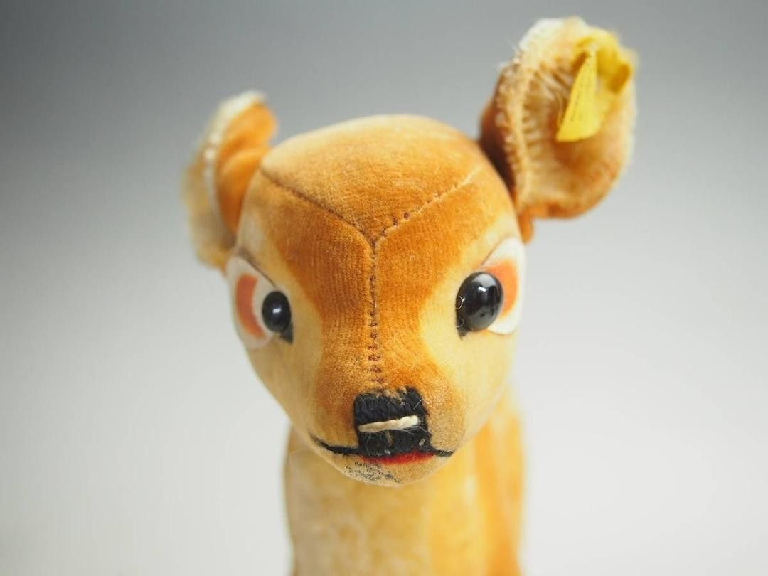 シュタイフ Bambi Deer 22cm ディズニー バンビ 子鹿 Steiff アンティーク ビンテージ ぬいぐるみ