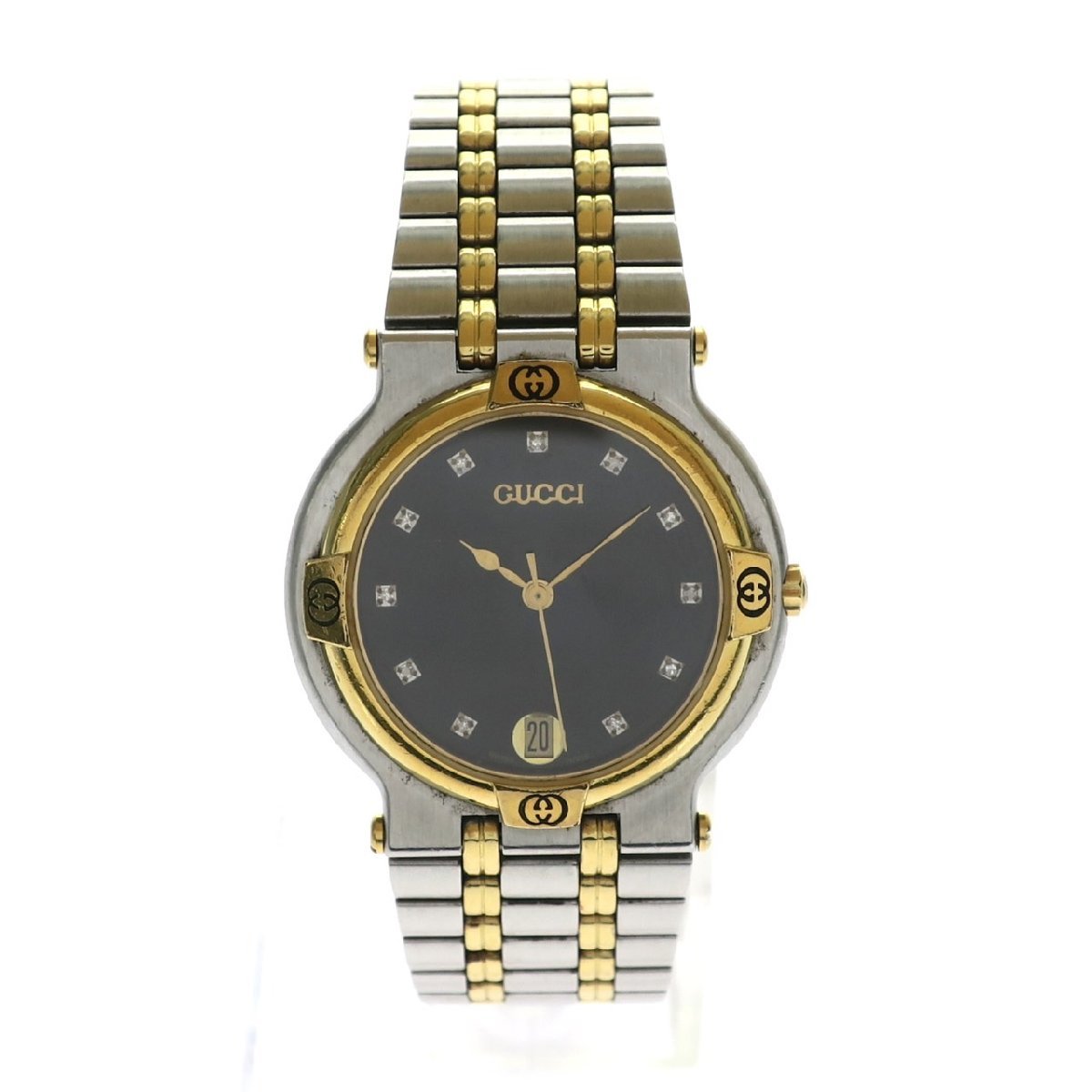 ヤフオク! - 1円スタート 稼働品 GUCCI グッチ メンズ 腕時計