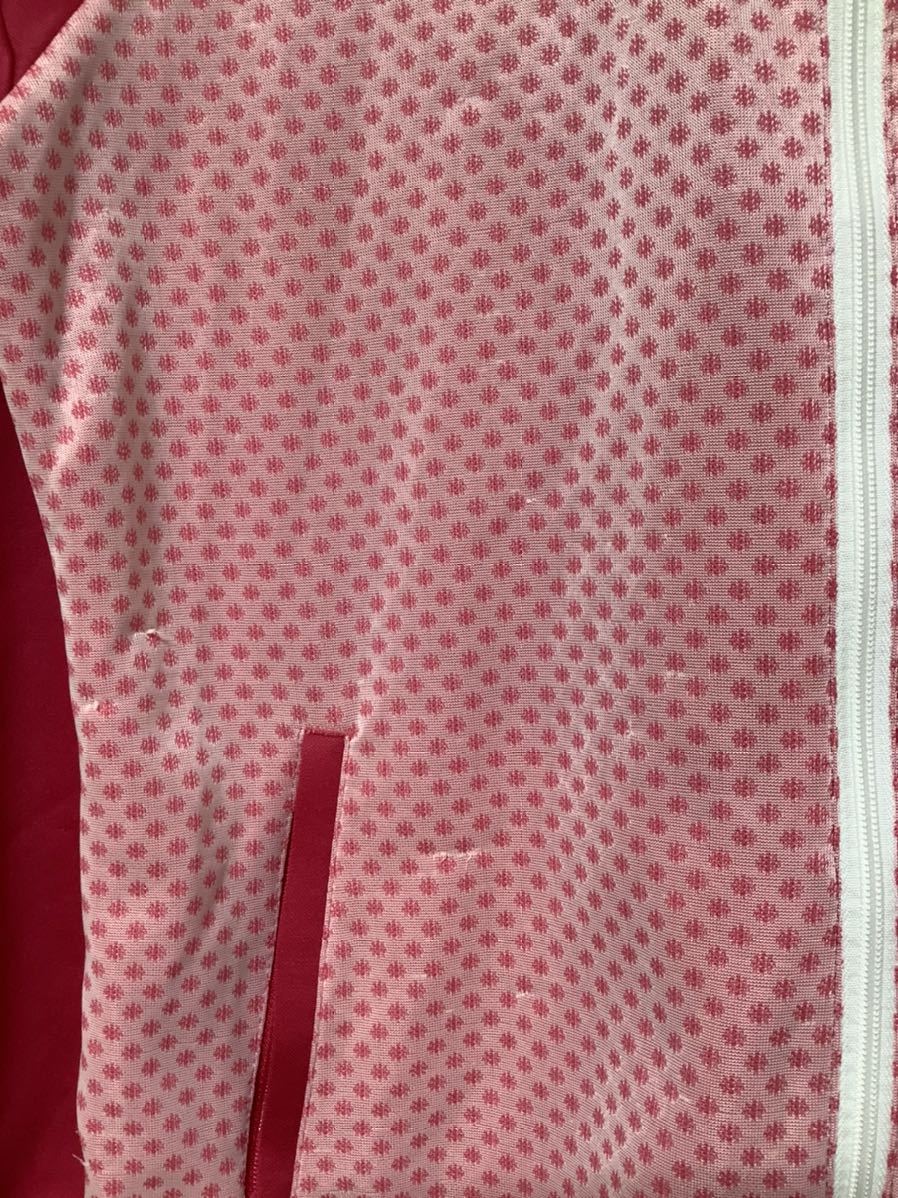 i1184 adidas Adidas jersey lady's L pink Logo embroidery 