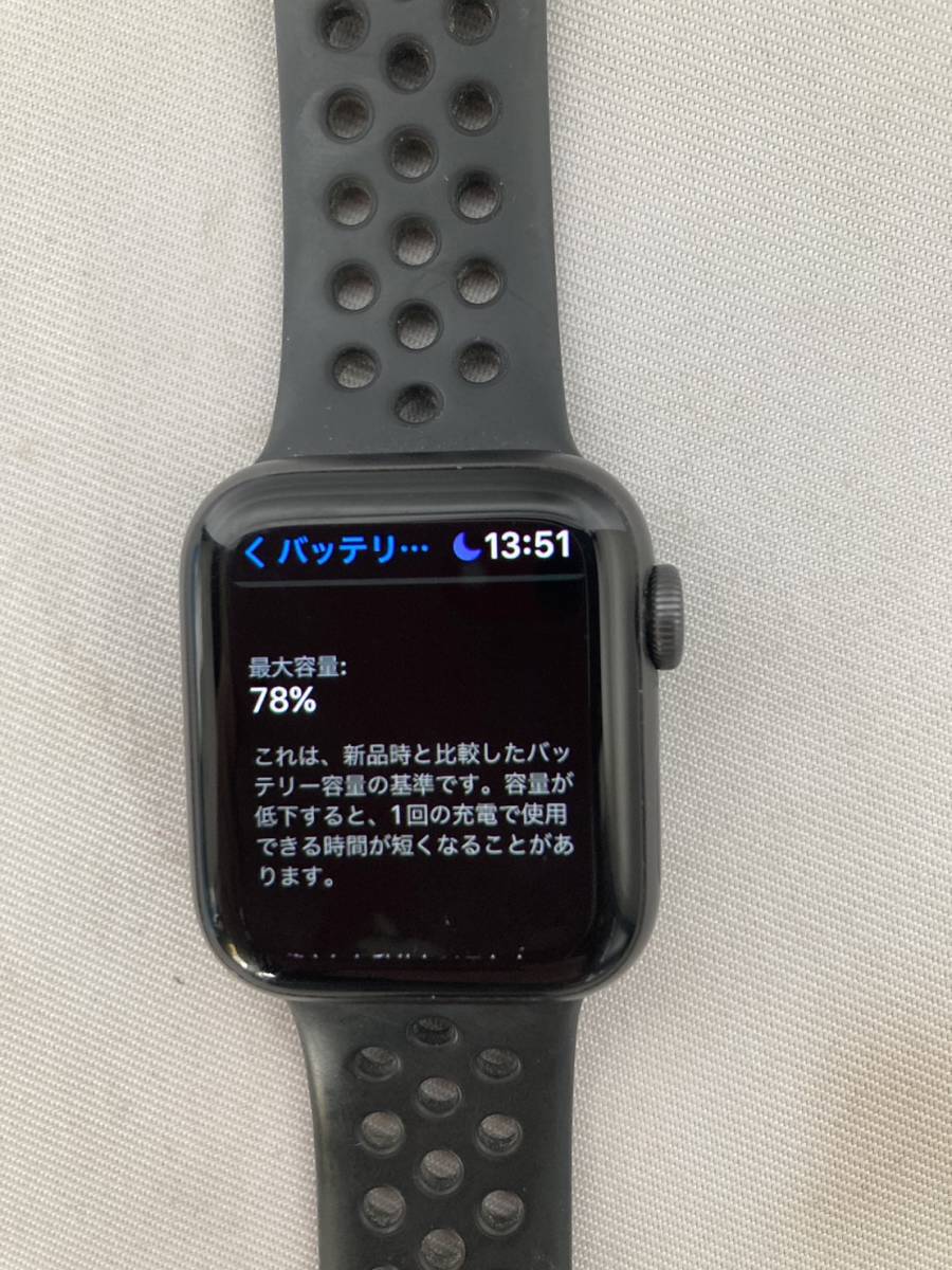 Apple Watch Nike Series5 40mm GPS MX3T2J/A スペースグレイアルミニウム Nikeスポーツバンド - 1